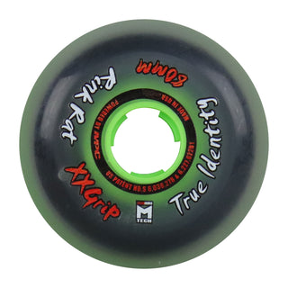 Rink Rat Roller Hockey Wheels - True Identity XX 80mm 79A Green (Single)