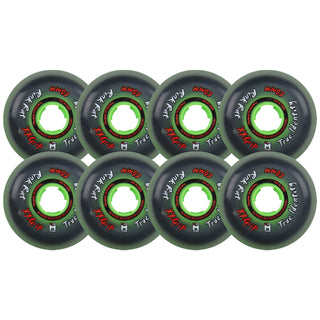 Rink Rat Roller Hockey Wheels - True Identity XX 80mm 79A Green (8-Pack)