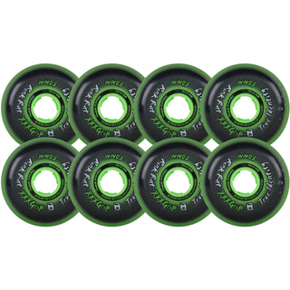 Rink Rat Roller Hockey Wheels - True Identity XXX 80mm 76A Green (8-Pack)