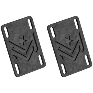 Mini Logo Risers 1/8" Black Shock Pads