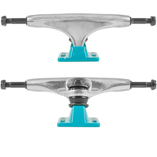Tensor Trucks Alloys Raw/Aqua 5.0 (7.63" Axle) Pair