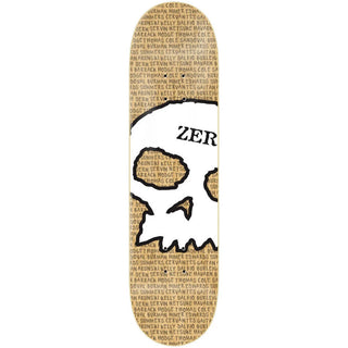 Zero Skateboard Deck Team Skull 8.25" x 31.9"