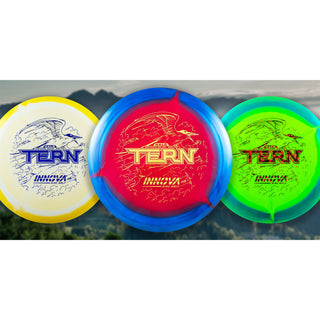 Innova Disc Golf Halo Star Tern Distance Driver 12/6/-3/2 Blue Red/Green Shatter 172 grams
