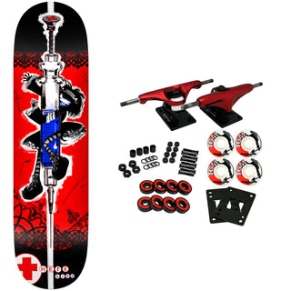 There Skateboard Complete Kien Filthy Guts Red 8.38" x 32.25"