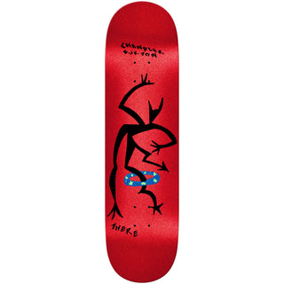 There Skateboard Deck Chandler Burton Ballet True Fit Red 8.06" x 31.3"