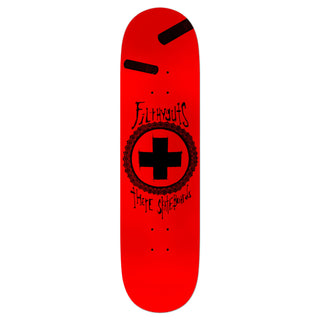 There Skateboard Deck Kien Filthy Guts Red 8.38" x 32.25"