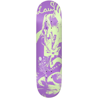 There Skateboard Deck Lau Willems Bloom Glow Purple 8.5" x 31.85"