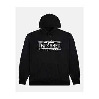Thrasher Magazine Hoodie Chrome Genuine Black