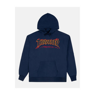 Thrasher Magazine Hoodie Cracked Navy