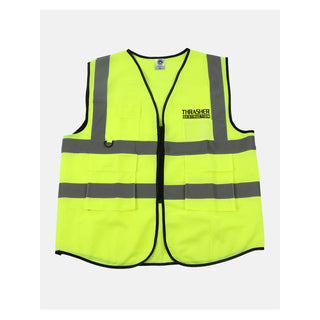 Thrasher Magazine Safety Vest Destruction High Vis Green