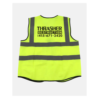Thrasher Magazine Safety Vest Destruction High Vis Green