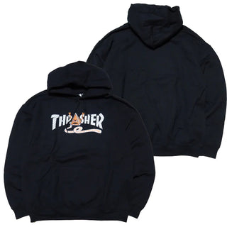 Thrasher Skateboard Hoody Toy Machine Pyramid Black