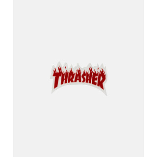 Thrasher Skateboad Magazine Sticker Flame Red 2" x 3.25"