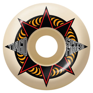 Spitfire Skateboard Wheels 52mm Tiago Sure Shot F4 99A Classic Natural