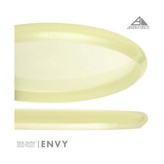 Axiom Disc Golf Total Eclipse Glow Envy Putter 3/3/0/2 Teal Glow Plate/Green Glow Rim 174 grams