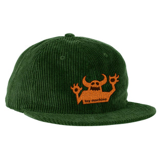 Toy Machine Skateboards Hat OG Monster Corduroy Snapback Forest
