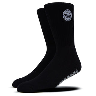 Toy Machine Skateboards Socks Always Watching Grip Black