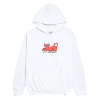 Toy Machine Skateboards Hoody Devil Cat White
