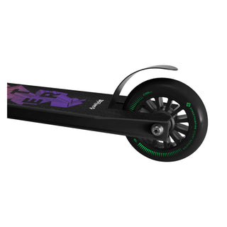 Street Surfing Stunt Kick Trick Scooter Trickster Black Gum - Youth Kids