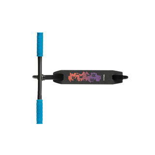 Street Surfing Stunt Kick Trick Scooter Trickster Black Gum - Youth Kids