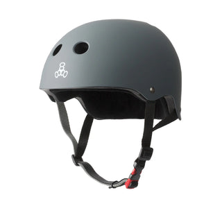 Triple 8 Skateboard Helmet Certified Sweatsaver Carbon Matte Size XS/S