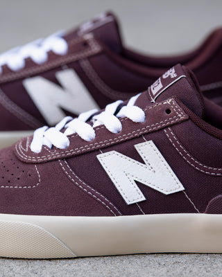 New Balance Numeric Skateboard Shoes 272 Burgundy/White