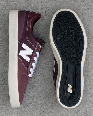 New Balance Numeric Skateboard Shoes 272 Burgundy/White