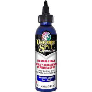 Unicorn Spit Concentrated Gel Stain and Glaze Sparkling Sapphire Swift 4.0 Fl Oz