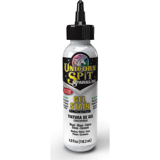 Unicorn Spit Concentrated Gel Stain and Glaze Sparkling Iced Egret 4.0 Fl Oz