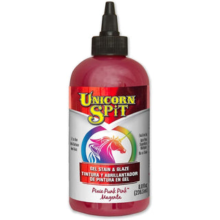 Unicorn Spit Concentrated Gel Stain and Glaze Pixie Punk Pink 8.0 Fl Oz