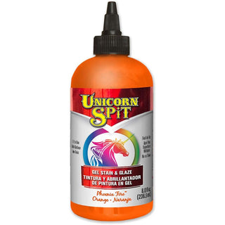 Unicorn Spit Concentrated Gel Stain and Glaze Phoenix Fire 8.0 Fl Oz
