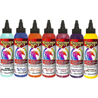 Unicorn Spit Concentrated Gel Stain and Glaze 4.0oz 4.0 Oz Collection 7-Pack