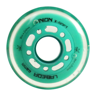 Labeda Roller Hockey Wheels - Union 68mm 74A Teal (8-Pack)