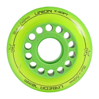 Labeda Roller Hockey Wheels - Union 72mm 74A Green (8-Pack)