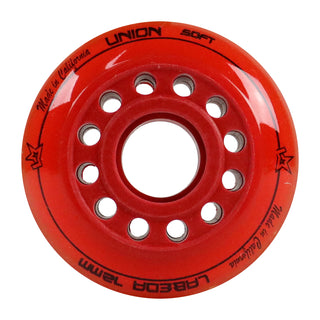 Labeda Roller Hockey Wheels - Union 68/72 Youth HiLo 76A Red (8-Pack)