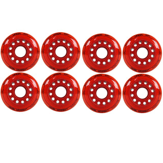 Labeda Roller Hockey Wheels - Union 72mm 76A Red (8-Pack)