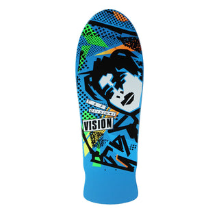 Vision Skateboard Deck Original Gonz Blue/Blue 10" x 30" Old School