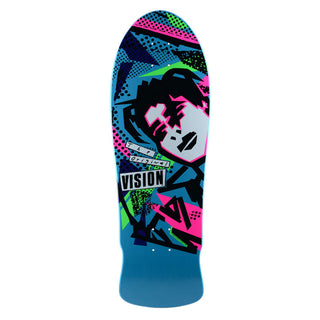 Vision Skateboard Deck Original Gonz Blue/Pink 10" x 30" Old School