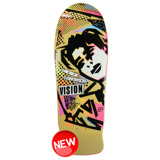 Vision Skateboard Deck Gonz Modern Concave Tan 10" x 30.25" Old School