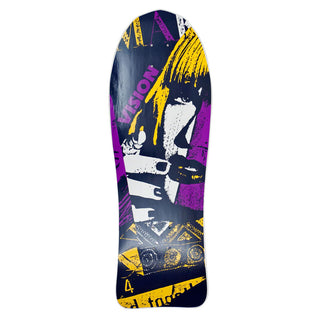 Vision Skateboard Deck Aggressor White 10.5" x 30.5" Old School
