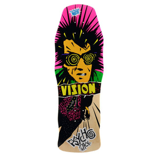 Vision Skateboard Deck Psycho Stick Natural 10" x 30" Old School