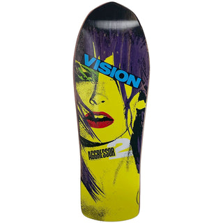 Vision Skateboard Deck Aggressor 2 Concave Purple Stain 10" x 30.25" Old School
