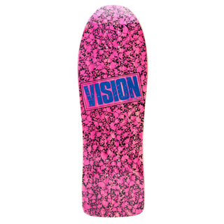 Vision Skateboard Deck Punk Skull Modern Concave Pink/Blue 10" x 30.5" Old School