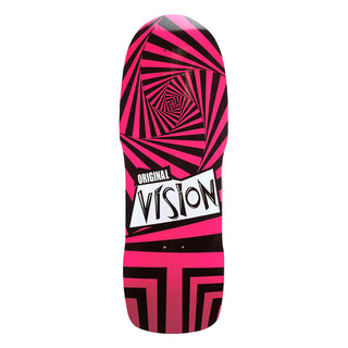 Vision Skateboard Deck Original Modern Concave Pink/Black 10" x 29.75" Old School