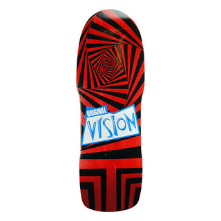 Vision Skateboard Deck Original Modern Concave Red Stain 10" x 29.75" Old School