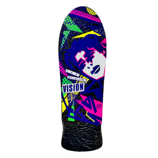 Vision Skateboard Deck Crackle Original Gonz Limited Black/White 10" x 30" Old School