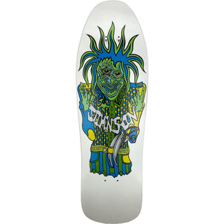 Vision Skateboard Deck Joe Johnson Groovy Guru White 9.5" x 30.5" Old School