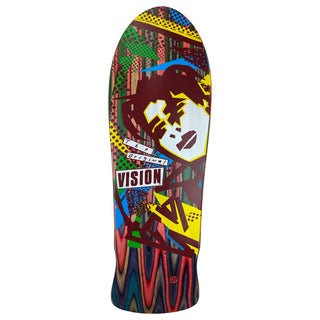 Vision Skateboard Deck Swirl OG Gonz Limited Swirl 10" x 30" Old School