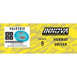 Innova Disc Golf Proto Glow Champion Valkyrie Fairway Driver 9/4/-2/2 Glow/Jellybean 171 grams