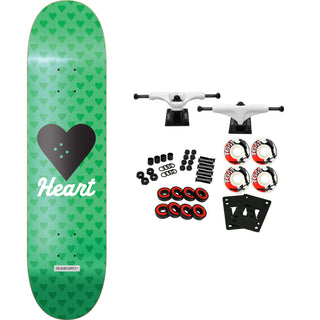 The Heart Supply Skateboard Complete Vertical Flow Neon 8.125" Green